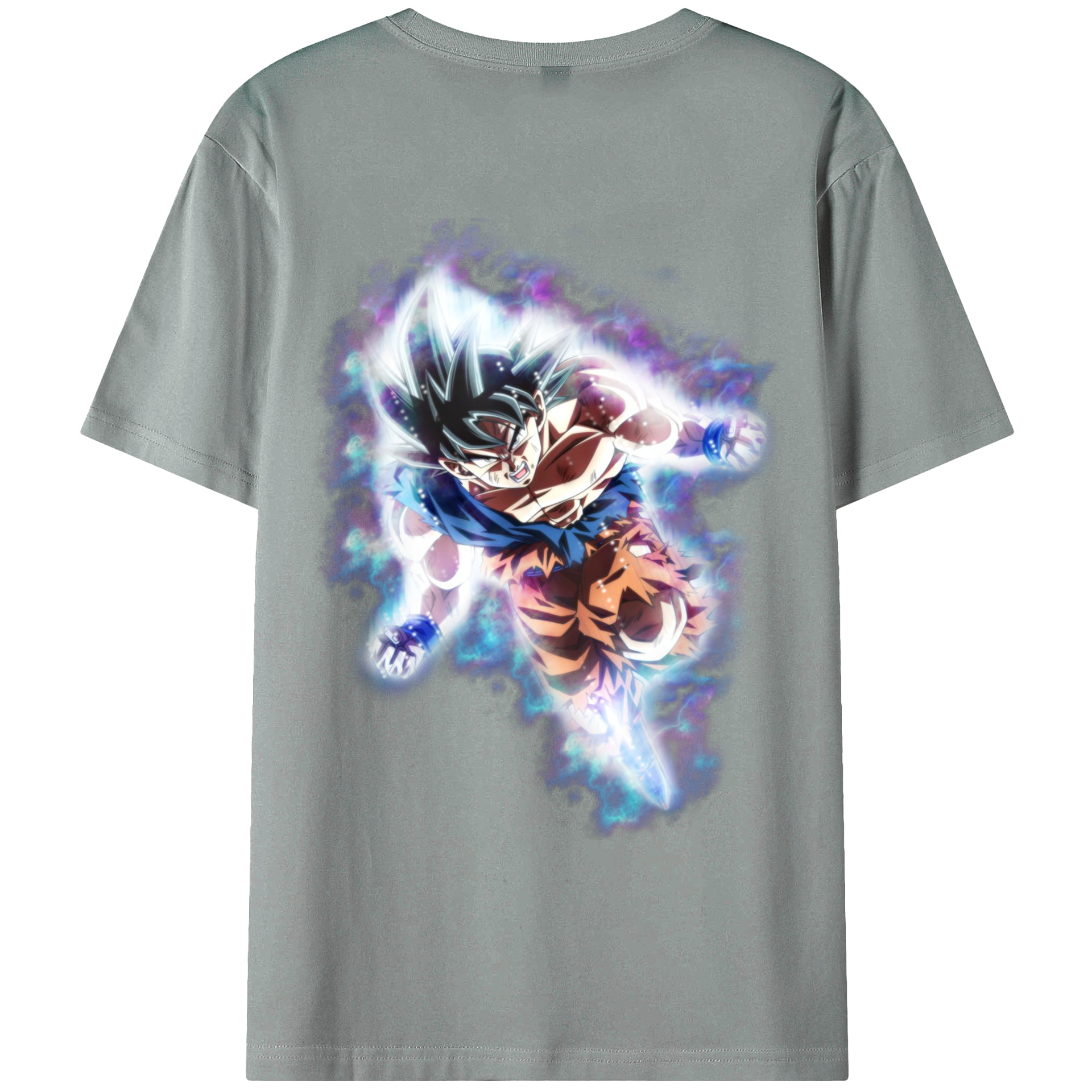 （画像用） ドラゴンボール 孫悟空（そん ごくう）Son Goku カカロット DRAGON BALL Kakarotto 綿100％ メンズ半袖Tシャツ（バックプリント） 通気性